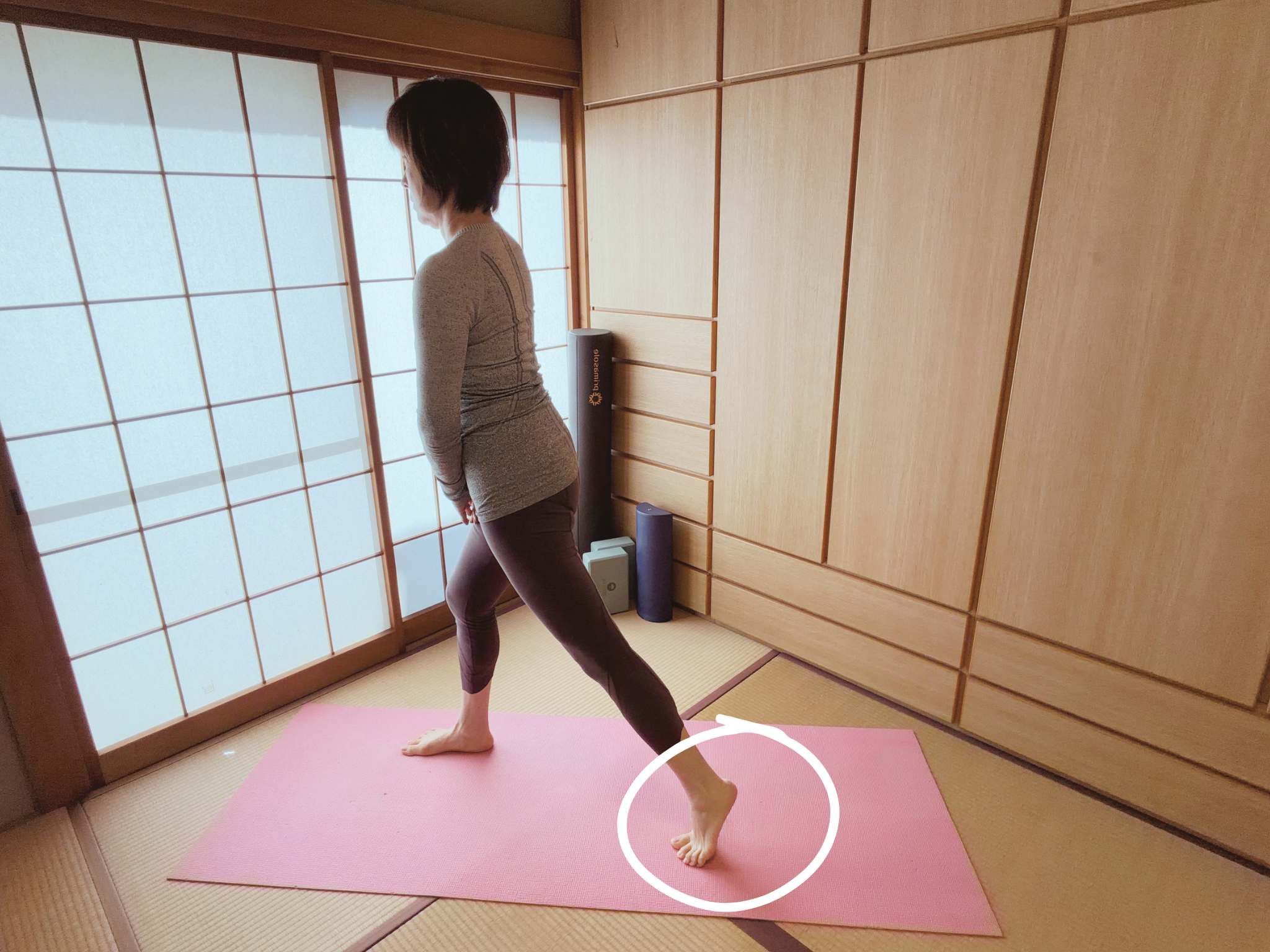 ふくらはぎのストレッチ